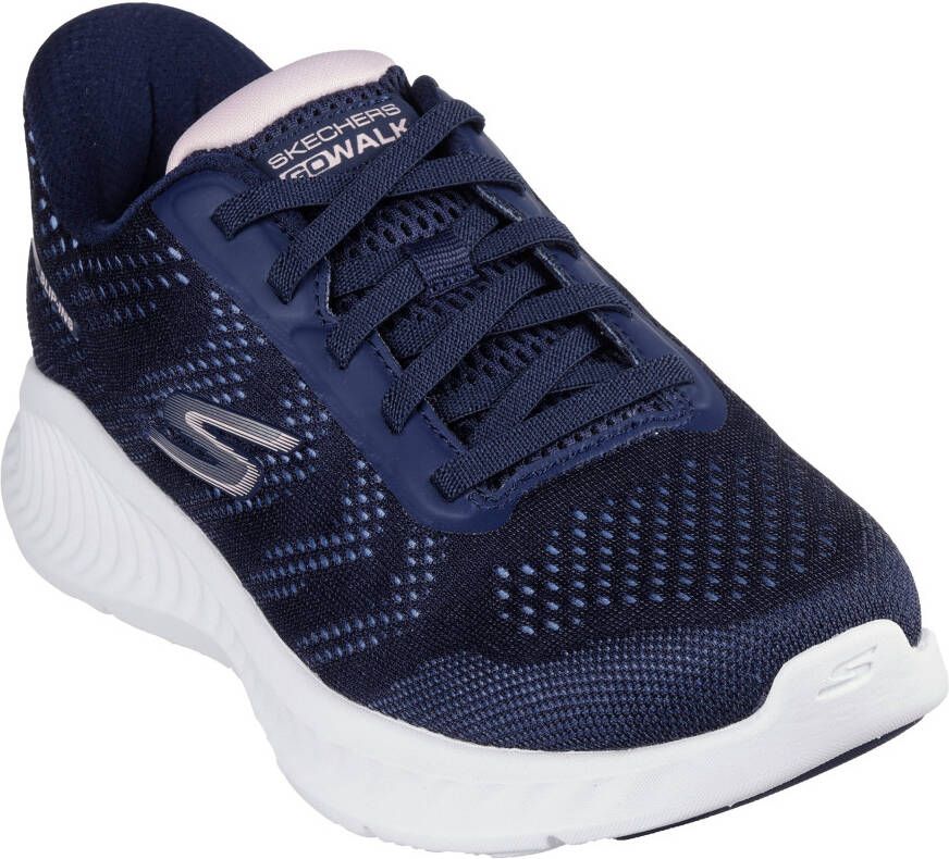 Skechers Slip-on sneakers GO WALK NOW-KHLOE Vrijetijdsschoen met hielkussen en slip-in technologie