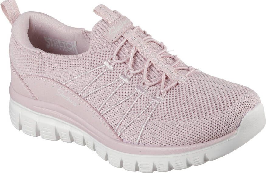 Skechers Slip-on sneakers GRACEFUL-PICTURE PERFECT vrijetijdsschoen slipper in vegan uitvoering