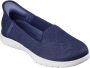 Skechers On-The-Go Flex Clover Dames Instappers Donkerblauw Wit - Thumbnail 2