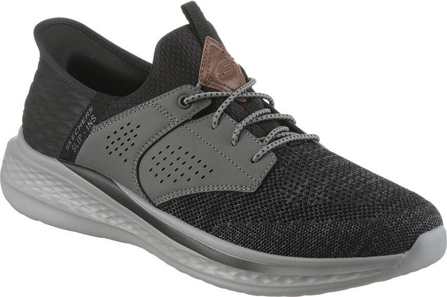 Skechers Slip-on sneakers SLADE-CASTER Slipper sneaker met elastiek en slip-ins