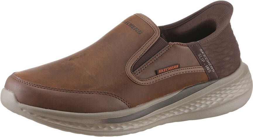 Skechers Slip-on sneakers SLADE- Slippers vrijetijdsschoen lage schoen met Goga Mat functie