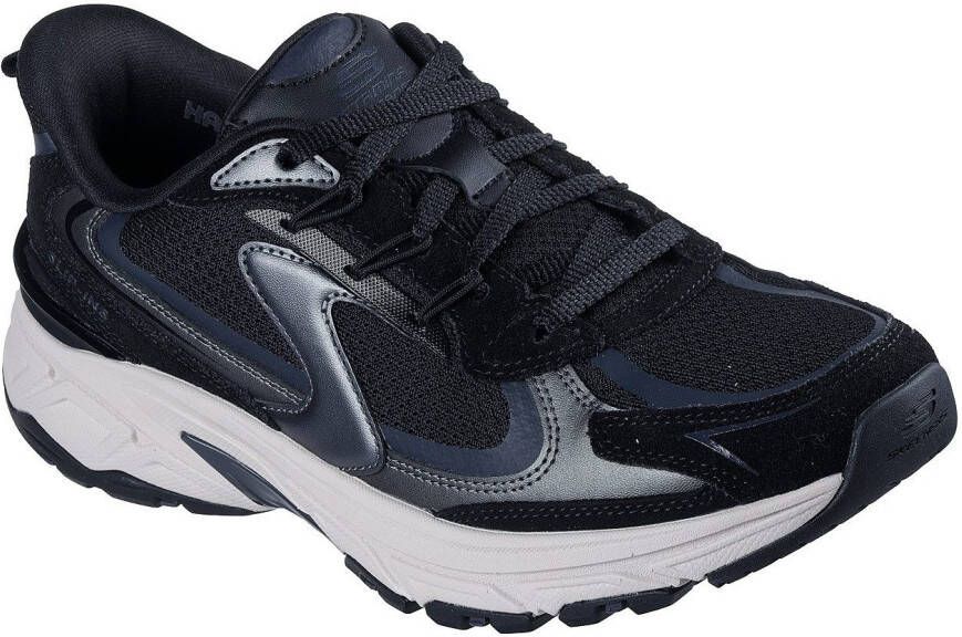Skechers Slip-on sneakers STAMINA SPORT Retro sneaker veterschoen met metallic accenten
