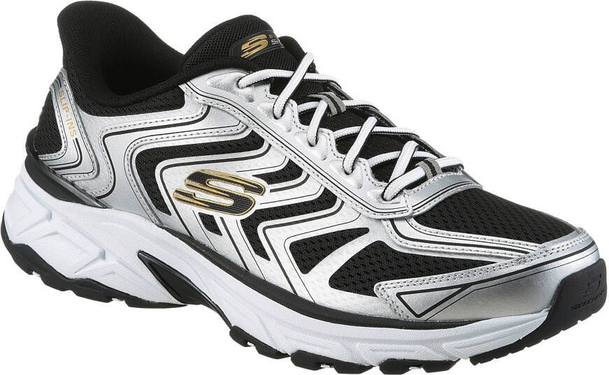 Skechers Slip-on sneakers STAMINA SPORT Retro sneaker veterschoen met slip-ins