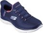 Skechers Slip-ins: Summits dames sneakers blauw Extra comfort Memory Foam - Thumbnail 9