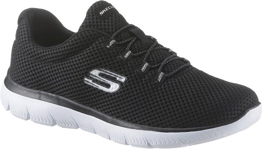 Skechers Slip-on sneakers Summits Slipper vrijetijdsschoen comfortschoen met gepolsterde schacht - Foto 4
