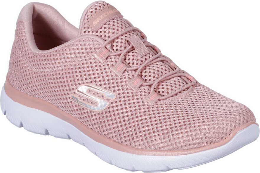 Skechers Slip-on sneakers Summits Slipper vrijetijdsschoen comfortschoen met gepolsterde schacht