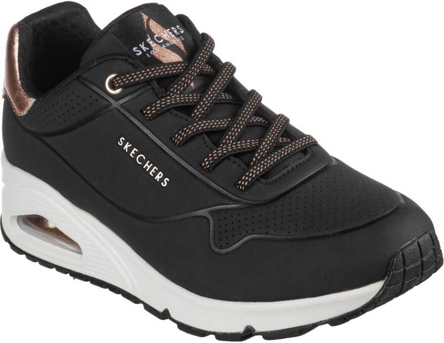 Skechers Sneakers 155196 Blk UNO Shimmer Away Zwart Dames - Foto 4
