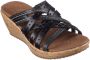 Skechers Stijlvolle Wedges voor Hot Spring Black Dames - Thumbnail 2