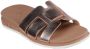 Skechers Desert Kiss Low Peak Look Dames Slippers Goud - Thumbnail 4