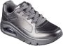 Skechers Sneaker 177768 PEW Uno Icon Lustrous Air Pewter Grijs Metallic - Thumbnail 3