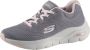 Skechers Arch Fit-Big Appeal 149057-GYPK Vrouwen Grijs Sneakers - Thumbnail 3