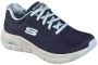Skechers Arch Fit Big Appeal Dames Sneakers Navy Light Blue - Thumbnail 3