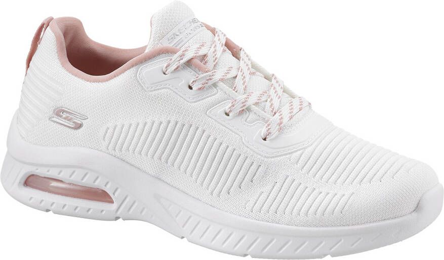 Skechers Sneakers BOBS SQUAD CHAOS AIR met gepolsterde schaprand vrijetijdsschoen lage schoen veterschoen