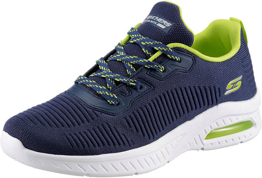 Skechers Sneakers BOBS SQUAD CHAOS AIR met gepolsterde schaprand vrijetijdsschoen lage schoen veterschoen - Foto 1