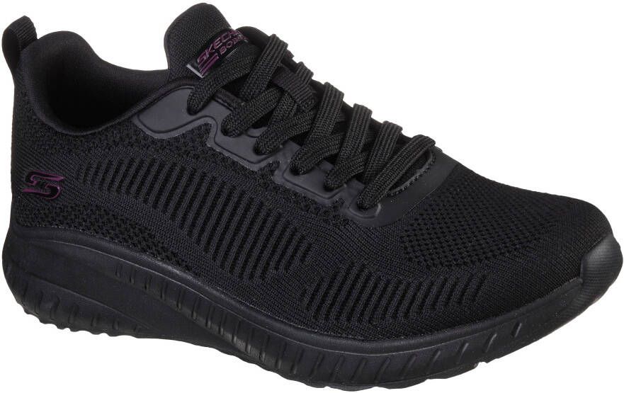 Skechers Sneakers BOBS SQUAD CHAOS FACE OFF Vrijetijdsschoen lage schoen veterschoen met comfort binnenschoen