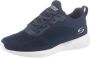 Skechers Bobs Squad Tough Talk dames sneakers Blauw Extra comfort Memory Foam - Thumbnail 3