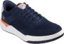 Skechers Corliss Dorset Heren Sneakers 210793 NVY Donkerblauw - Thumbnail 4
