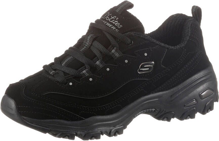 Skechers Sneakers D'LITES PLAY ON Vrijetijdsschoen lage schoen veterschoen met Air Cooled Memory Foam