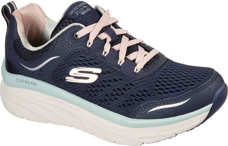 Skechers D'Lux Walker-Infinite Motion Dames Sneakers Navy Light Blue - Foto 3