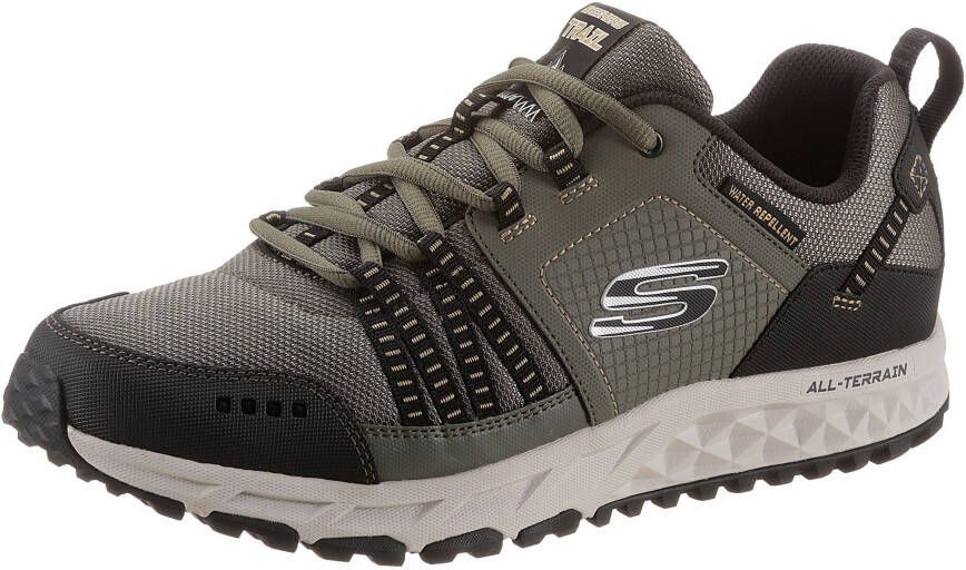 Skechers Sneakers Escape Plan met waterafstotend materiaal vrijetijdsschoen veterschoen