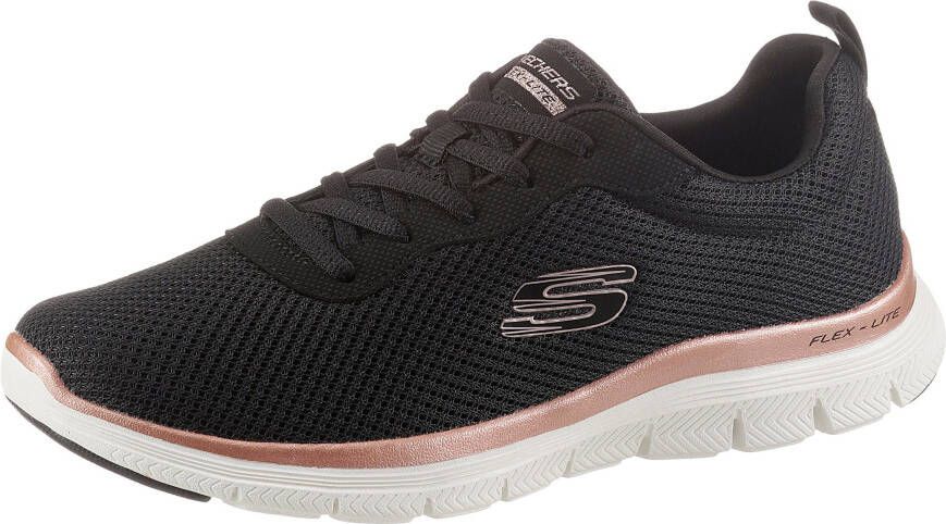 Skechers Sneakers FLEX APPEAL 4.0 BRILLINAT VIEW Vrijetijdsschoen lage schoen veterschoen met Air Cooled Memory Foam