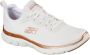 Skechers Sneakers FLEX APPEAL 4.0 BRILLINAT VIEW Vrijetijdsschoen lage schoen veterschoen met Air Cooled Memory Foam - Thumbnail 3