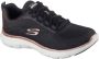 Skechers FLEX APPEAL 5.0 Elegant Glow sneaker sneakers 150217 zwart - Thumbnail 2