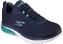 Skechers Go Walk Air 2.0-Dynamic Virtue 124354-NVTQ Vrouwen Marineblauw Sneakers - Thumbnail 2