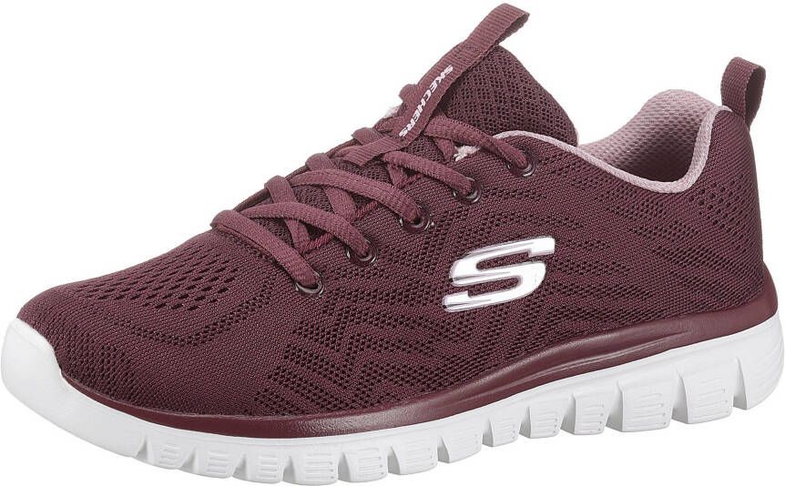 Skechers Sneakers Graceful Get Connected Vrijetijdsschoen lage schoen veterschoen met memory foam - Foto 1