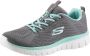 Skechers Graceful-Get Connected 12615-CCGR Vrouwen Grijs Sneakers Sportschoenen - Thumbnail 2