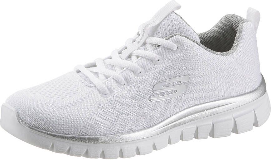 Skechers Sneakers Graceful Get Connected Vrijetijdsschoen lage schoen veterschoen met memory foam