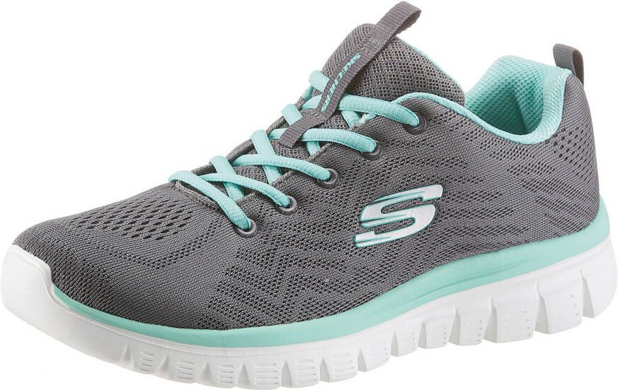 Skechers Sneakers Graceful Get Connected Vrijetijdsschoen lage schoen veterschoen met memory foam