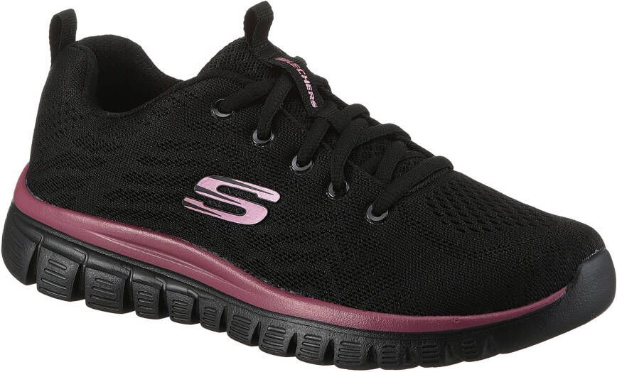 Skechers Sneakers Graceful Get Connected Vrijetijdsschoen lage schoen veterschoen met memory foam