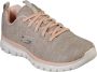 Skechers Sneakers Graceful Twisted Fortune Vrijetijdsschoen lage schoen veterschoen met memory foam - Thumbnail 4