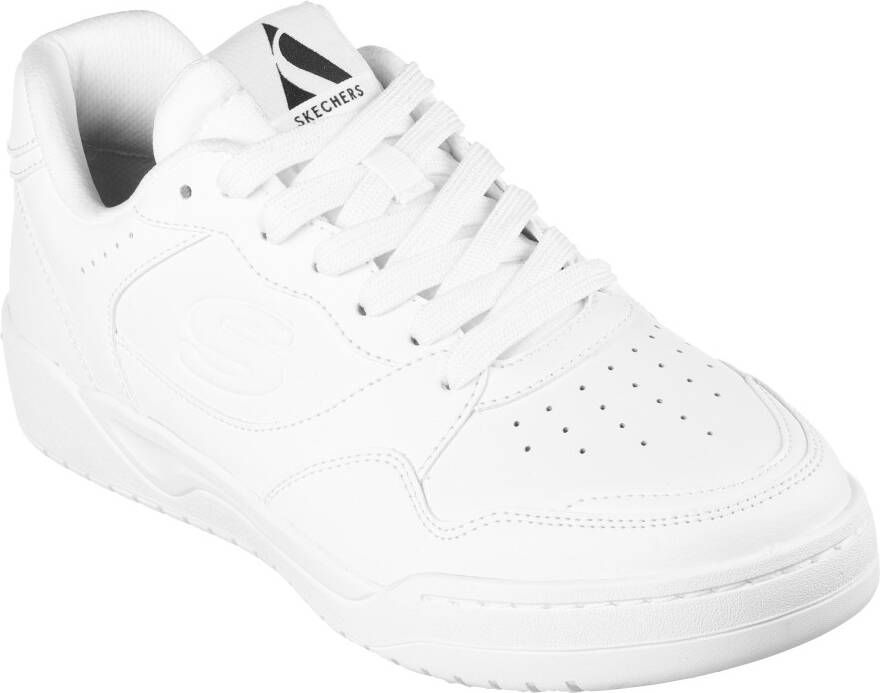 Skechers Koopa-Volley Low Varsity 183240-WHT Mannen Wit Sneakers - Foto 5