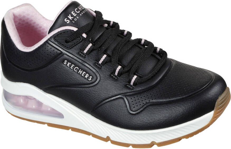 Skechers Uno 2nd Best Sneaker Zwart Roze Zwart Dames - Foto 3