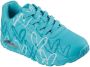 Skechers Sneakers met sleehak UNO-SPREAD THE LOVE Vrijetijdsschoen lage schoen veterschoen met coole graffiti-print - Thumbnail 2