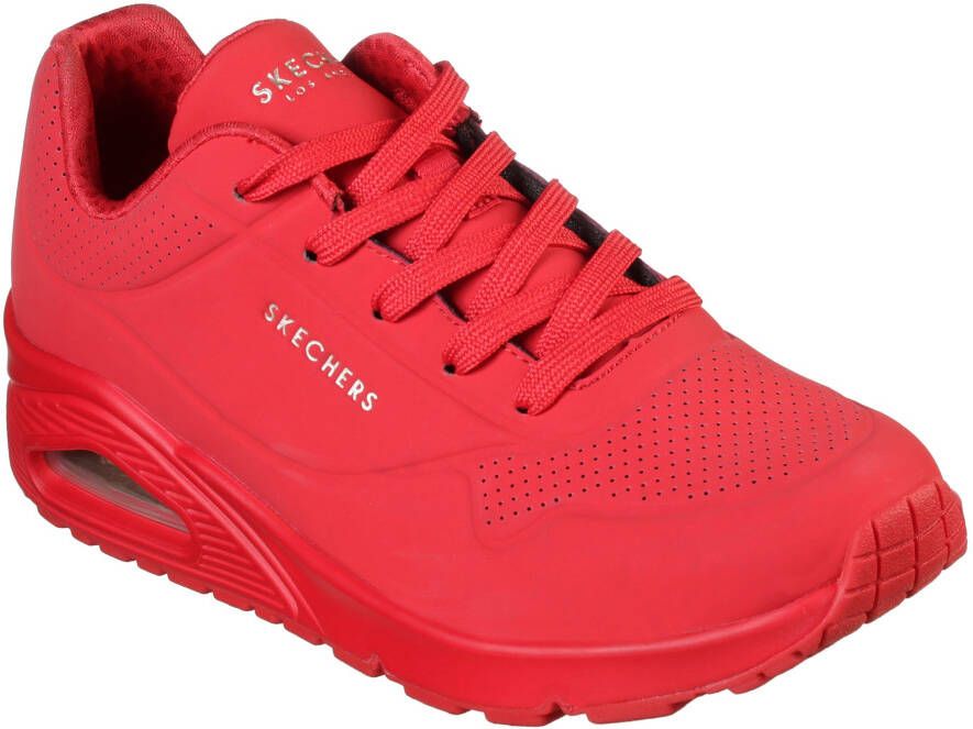 Skechers Sneakers met sleehak UNO STAND ON AIR Vrijetijdsschoen lage schoen veterschoen met zacht gevoerde binnenzool