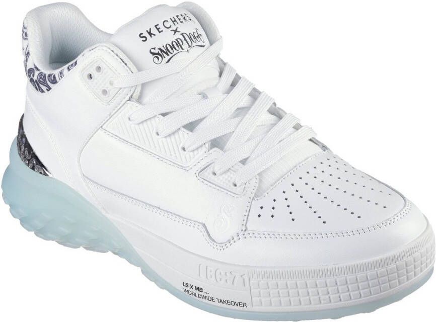 Skechers Sneakers SIZZLE-SNOOP SIZZLE BUCKETS veterschoenen vrijetijdsschoen midcut met air-cooled memory foam