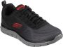 Skechers Track Ripkent heren sneakers zwart grijs Zwart Extra comfort Memory Foam - Thumbnail 4