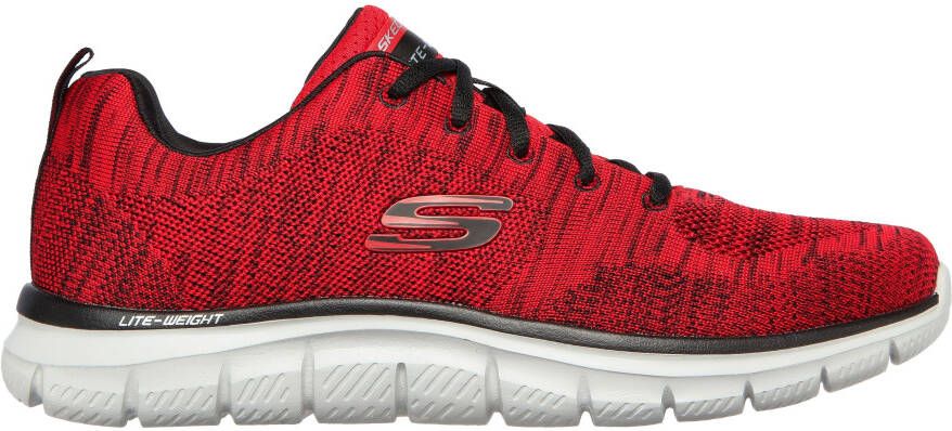 Skechers Sneakers TRACK Vrijetijdsschoen lage schoen veterschoen met gewatteerde binnenzool