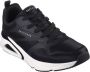 Skechers Tres-Air Uno -Revolution-Airy Heren Sneakers Zwart - Thumbnail 3