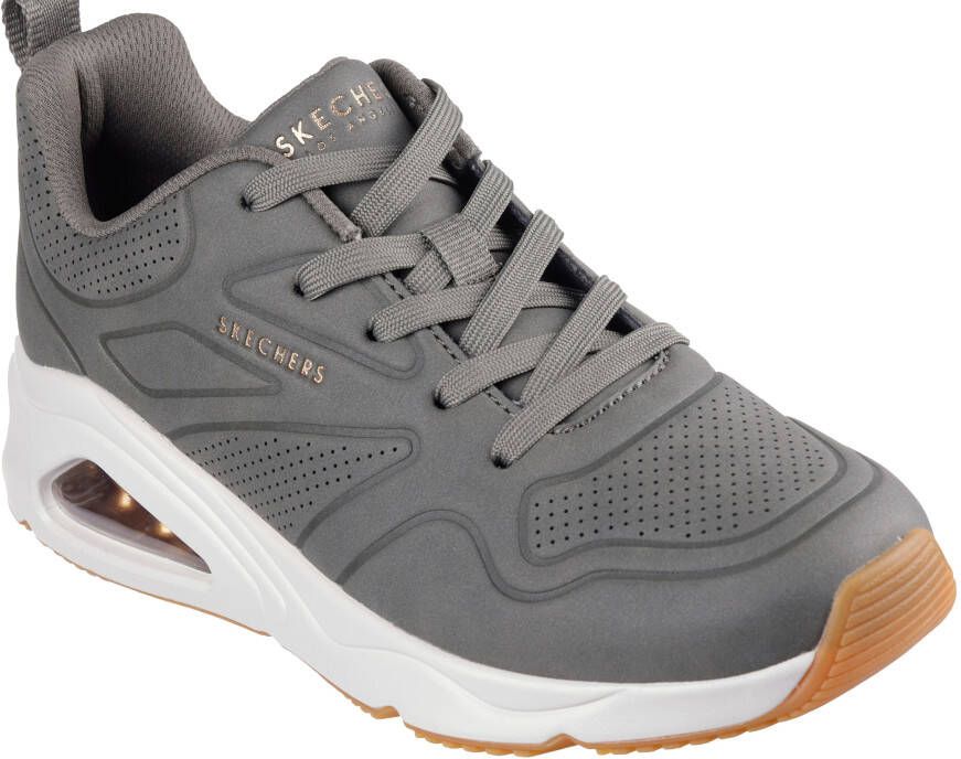 Skechers Sneakers TRES-AIR UNO Vrijetijdsschoen lage schoen veterschoen met air-cooled memory foam