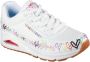 Skechers Uno Love All Around dames sneaker Wit - Thumbnail 3