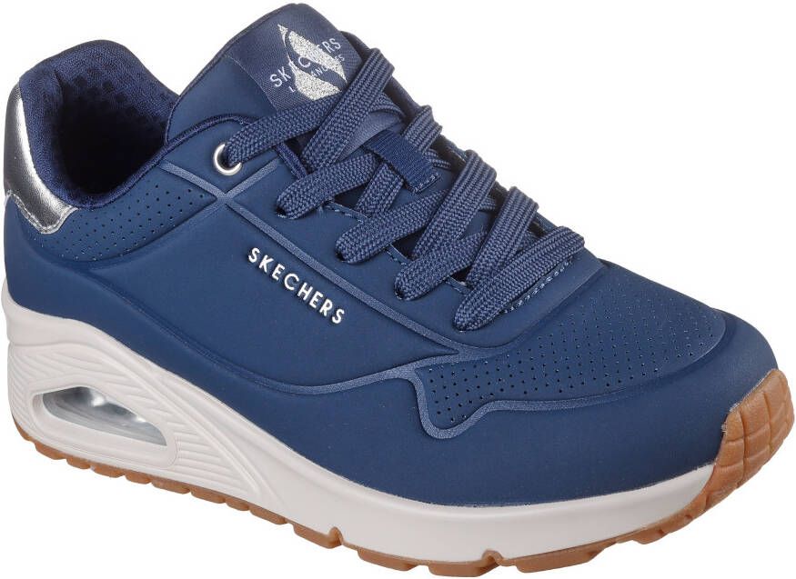 Skechers Sneakers UNO GOLDEN AIR Vrijetijdsschoen lage schoen veterschoen met metallic inzet - Foto 4