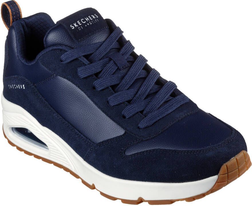 Skechers Sneakers Uno Stacre met luchtkamerzool vrijetijdsschoen lage schoen veterschoen