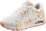 Skechers Sneakers UNO METALLIC LOVE Vrijetijdsschoen lage schoen veterschoen met trendy metallic-print - Thumbnail 5