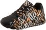 Skechers Sneakers UNO METALLIC LOVE Vrijetijdsschoen lage schoen veterschoen met trendy metallic-print - Thumbnail 4