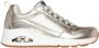 Skechers Sneakers Uno Metallixs Wedge sneakers plateausneakers veterschoenen met Skech-Air - Thumbnail 4