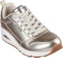 Skechers Sneakers Uno Metallixs Wedge sneakers plateausneakers veterschoenen met Skech-Air - Thumbnail 4